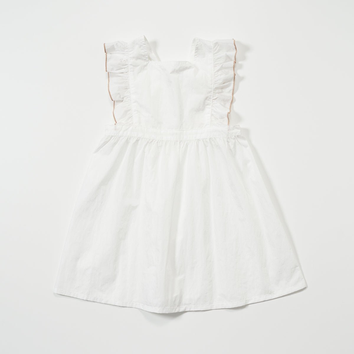 撥水エプロンワンピース/ミルクホワイト – bojji 公式 