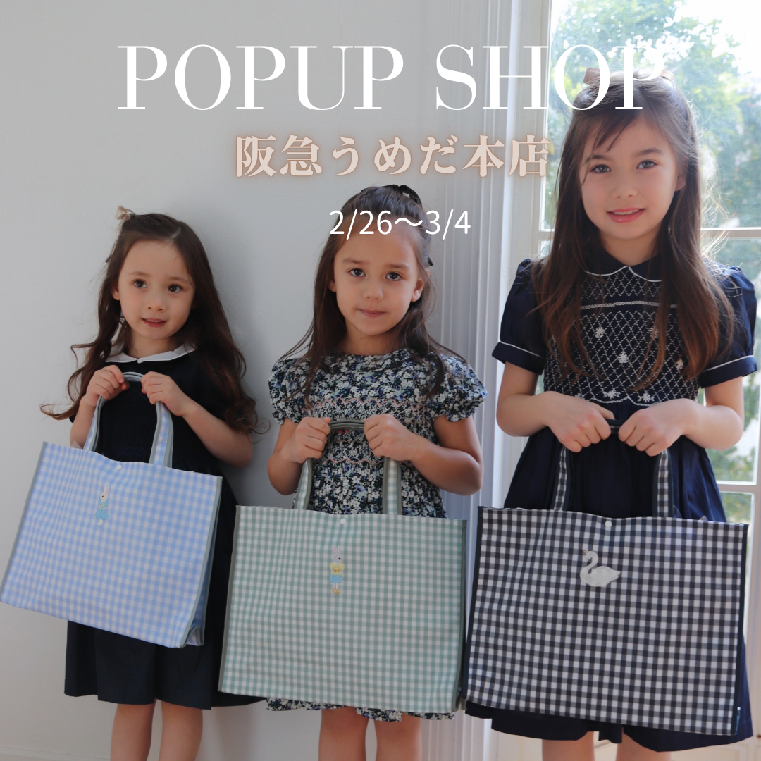 阪急うめだ本店 popupshop開催 🦢🌸